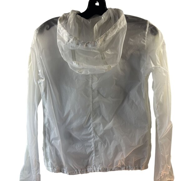 Lululemon Lightweight Hooded Windbreaker Jacket White Size S Nylon - Picture 2 of 8